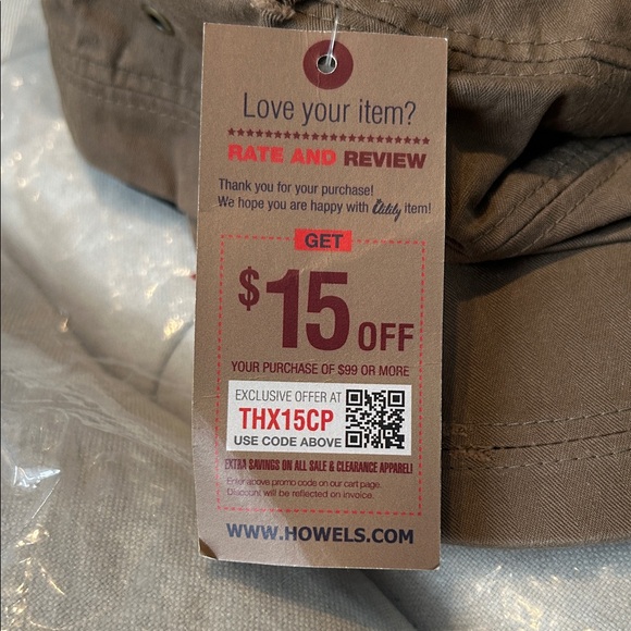 Brown Rhinestone Floral Cap - Picture 7 of 7